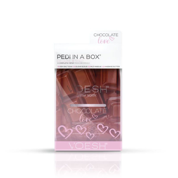 Voesh chocolate pedi in a box